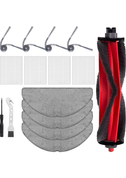 Roborock Q7 M5/ Q7 M5+/ Q7 L5 Elektrikli Süpürge Aksesuarları Için 15 Adet Yedek Parça Ana Yan Fırça Hepa Filtre Paspas Pedleri (Yurt Dışından) modelleri