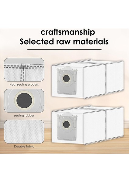 Ecovacs Deebot X8 Pro Omnı/ T50 Max Pro Omni/ T50 Pro Omni Robot Süpürge Için Yedek Toz Torbaları (Yurt Dışından) fırsatları