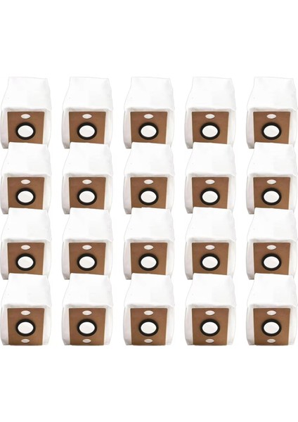 Ilife V9, V9 Pro, G9, G9 Pro, A12 Pro Otomatik Boşaltma Robot Süpürge Aksesuarları Için Toz Torbası Yedek Parçaları 20 Adet (Yurt Dışından)