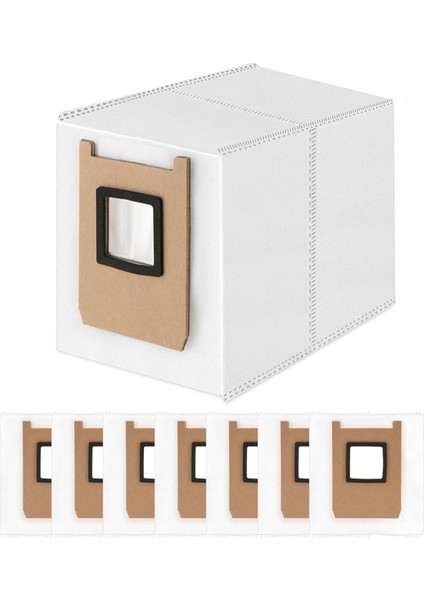 Eufy E25 OMNI/E28 Omni Toz Torbaları Için 8 Adet Yedek Robot Süpürge Torbası (Yurt Dışından)