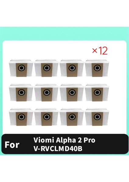 Viomi Alpha 2 Pro V-RVCLMD40B Elektrikli Süpürge Aksesuarları Toz Torbası Yedek Parçaları Için 12 Adet Toz Torbası (Yurt Dışından) fiyatları
