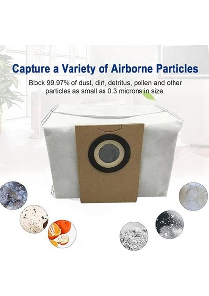 Viomi Alpha 2 Pro V-RVCLMD40B Elektrikli Süpürge Aksesuarları Toz Torbası Yedek Parçaları Için 12 Adet Toz Torbası (Yurt Dışından) fırsatları