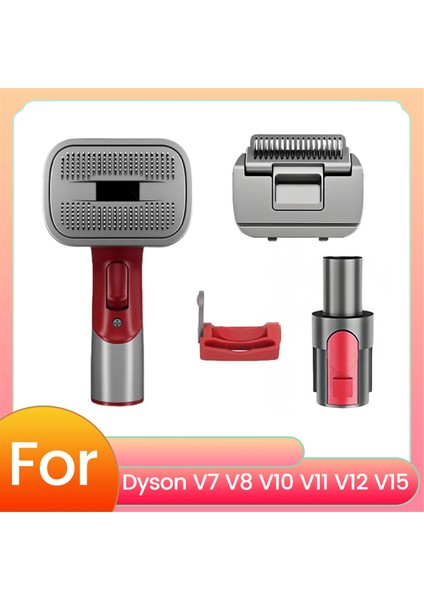 Dyson V7 V8 V10 V11 V12 V15 Köpekler ve Kediler Için Elektrikli Evcil Hayvan Bakım Seti, Tüy Dökme ve Düğüm Giderici Fırça Aparatı (Yurt Dışından)