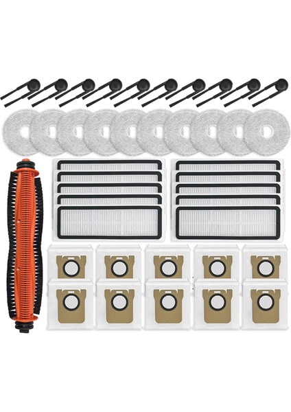 Xiaomi Mijia M40S / OV31CN Elektrikli Süpürge Parçaları Tricut Ana Yan Fırça Hepa Filtre Paspas Bezi Toz Torbaları Aksesuarları (Yurt Dışından)