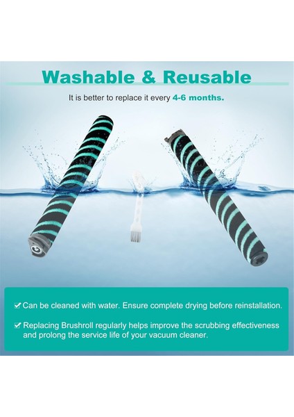 Shark AZ4000 AZ4002 AZ3901 Power Detect Dik Elektrikli Süpürge Aksesuarları Için Yumuşak Fırça Silindiri Yedek Parçaları (Yurt Dışından) fırsatları