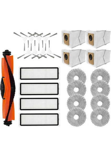 Omni 2 / C102CN / Omni 1s / B116 Robot Süpürgeler Hepa Filtre Paspas Bezleri Toz Torbası Aksesuarları (Yurt Dışından)