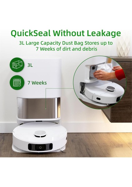 Roborock Saros 10R/P10/P10S Pro/qrevo/qrevo Maxv/qmove MAXV/G20S/V20 Robot Süpürge Parçaları Için 15'li Toz Torbası (Yurt Dışından) fırsatları