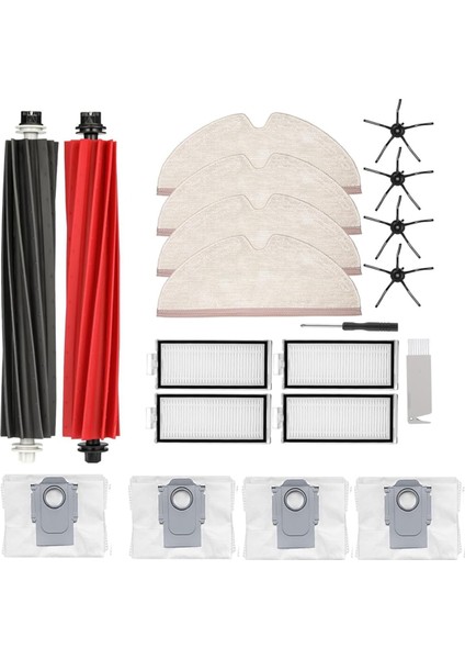 Q5 Pro/q5 /q8 Max/q8 Için Aksesuar Kiti, Rulo Fırça, Temizleme Fırçası, Hepa Filtre (Yurt Dışından)