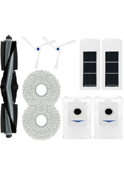 Debot X2 / X2 Pro / X2 Omni Robot Süpürgeler Ana Yan Fırça Hepa Filtre Paspas Bezleri Toz Torbası Için Aksesuar Kiti (Yurt Dışından)