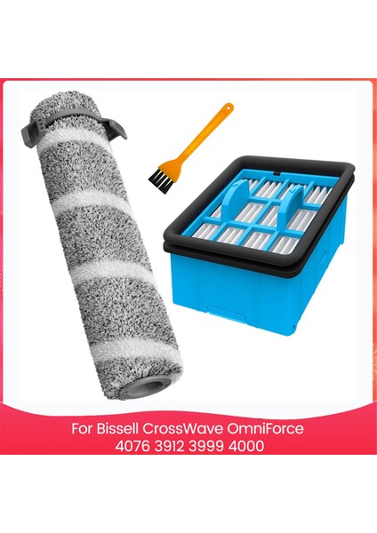 Bissell Crosswave Omniforce 4076 3912 3999 4000 Elektrikli Süpürge Parçaları Değiştirme Kiti Için Fırça Rulosu ve Hepa Filtre Kiti (Yurt Dışından)