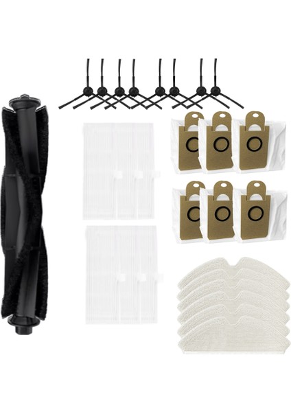 Lenovo T1S Pro/proscenic M7 Pro/honiture Q6 Elektrikli Süpürge Aksesuarları Yedek Parçaları Için 27 Parça (Yurt Dışından) fırsatları