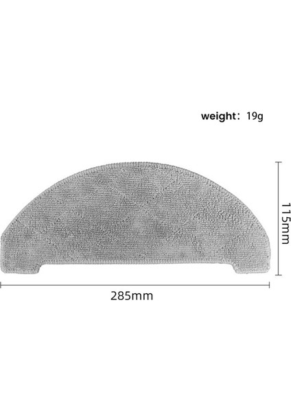 L11 Pro, Q6 Pro, L6 Pro, T10+, Arnagar S8 Pro Vakum Aksesuarları Için 8pcs Yıkanabilir Paspas (Yurt Dışından) fiyatları