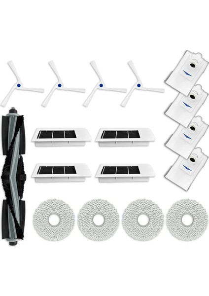 Deebot X2, X2 Pro, DEX86, X2 Omni Robotlu Süpürge Paspas Pedleri Yedek Parçalar, B Için (Yurt Dışından)