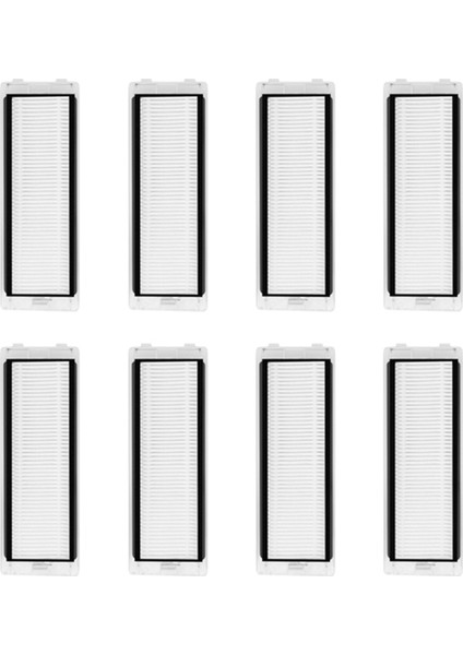 P10 / Q Robotlu Süpürge Için 8 Adet Yedek Parçalar Hepa Filtre (Yurt Dışından)