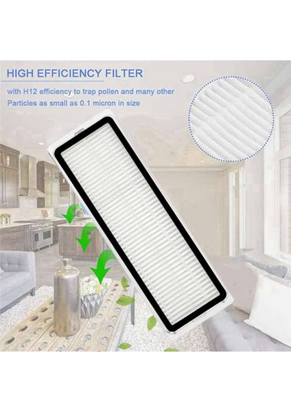 P10 / Q Robotlu Süpürge Için 8 Adet Yedek Parçalar Hepa Filtre (Yurt Dışından) fiyatları