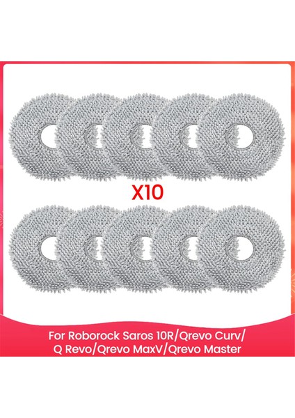 Roborock Saros 10R, Qrevo Curv, Q Revo, Qrevo Maxv ve Qrevo Master Elektrikli Süpürge Için Paspas Bezi Yedek Parçaları (Yurt Dışından)