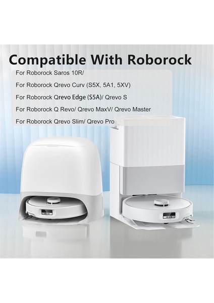 Roborock Saros 10R, Qrevo Curv, Q Revo, Qrevo Maxv ve Qrevo Master Elektrikli Süpürge Için Paspas Bezi Yedek Parçaları (Yurt Dışından) modelleri