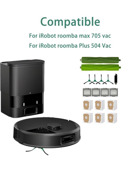 Irobot Roomba Max 705 Vac/plus 504 Vac Elektrikli Süpürge Için Aksesuar Kiti, Yedek Parçalar (Yurt Dışından) modelleri