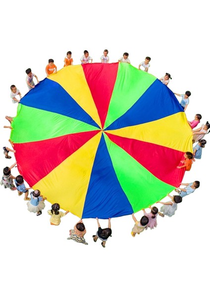 Etkileşimli Oyun Aksesuarları, 3m Çocuk Gökkuşağı Paraşüt Oyuncağı, Ev/anaokulu/eğlence Parkı Için Uygundur (Yurt Dışından)
