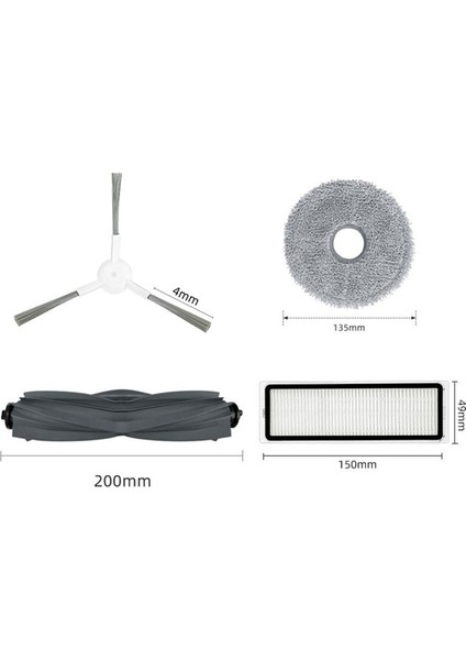 Omni 1s B101CN Robot X10+ Robot Süpürge Parçaları Için L10S Ultra / S10 Pro Aksesuarları (Yurt Dışından) fiyatları
