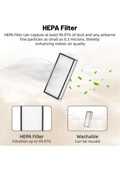 Roborock Q5 Pro/q5 Pro+,q8 Max/q8 Max+ Elektrikli Süpürge Aksesuarları Ana Yan Fırça Hepa Filtre Paspas Bezi Toz Torbaları (Yurt Dışından) fırsatları