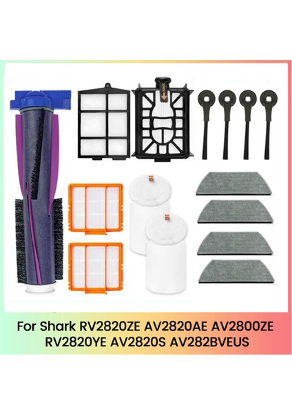 Shark RV2820ZE AV2820AE AV2800ZE RV2820YE AV2820S AV282BVEUS Vakum Ana Yan Fırça Köpük Birincil Filtre Paspas Pedi Için (Yurt Dışından)