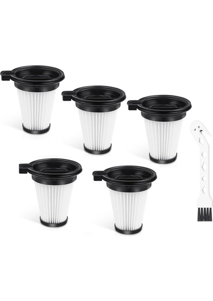 Wyze Elektrikli Süpürge Için 5 Adet Hepa Yedek Filtre, 1 Adet Fırça ile Yüksek Verimli Elektrikli Süpürge Filtresi Değişimi (Yurt Dışından)