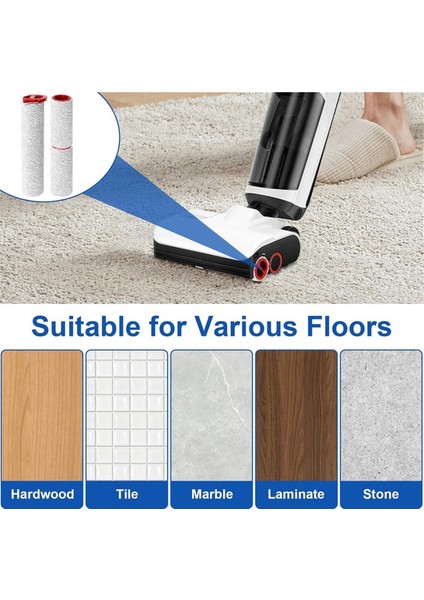 Roborock Dyad Pro/dyad Pro Combo Islak ve Kuru Elektrikli Süpürge Aksesuarları Için Fırça Silindiri Yedek Parçaları (Yurt Dışından) fiyatları