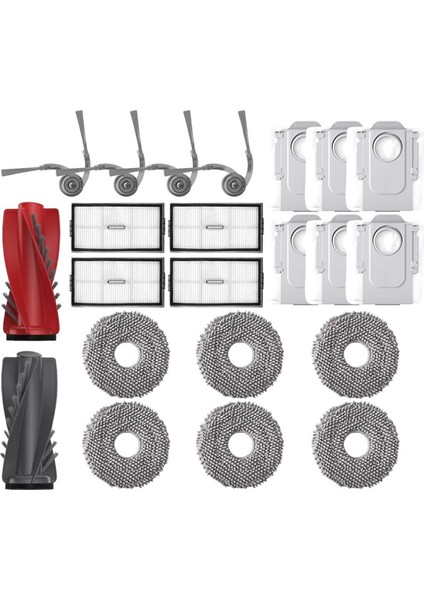 Roborock Saros 10R/S9 Maxv SLIM/G20S Ultra Robot Süpürge Için Aksesuar Seti, Yedek Parçalar (Yurt Dışından)