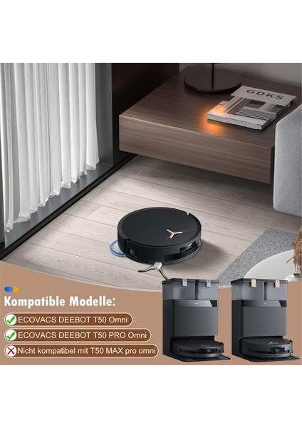 Ecovacs Deebot T50 Omni / T50 Pro Omni Robot Süpürge Aksesuarları, Toz Torbaları, Mendiller, Filtreler, Ana Fırçalar (Yurt Dışından) fiyatları