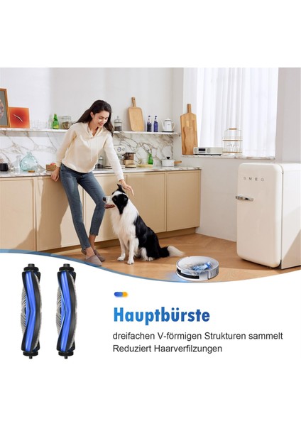 Ecovacs Deebot T50 Omni / T50 Pro Omni Robot Süpürge Aksesuarları, Toz Torbaları, Mendiller, Filtreler, Ana Fırçalar (Yurt Dışından) fırsatları