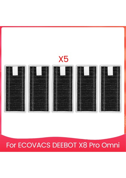 Ecovacs Deebot X8 Pro Omni Robot Süpürge Filtre Kiti, Yedek Parçalar, Filtre Aksesuarları Kiti Için Hepa Filtreler (Yurt Dışından)