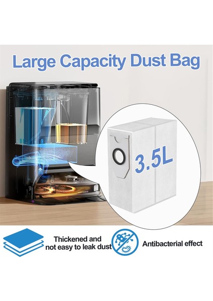 Eureka J12 Ultra Robot Süpürge Aksesuarları Toz Torbaları Çöp Torbası Yedek Parçaları Yedek Parçaları (Yurt Dışından) fırsatları