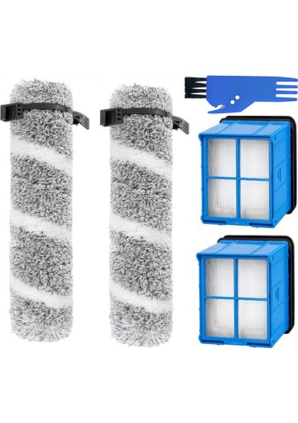 Bissell Crosswave Omniforce Edge 3930F/3933/V2/39999Z Zemin Fırçalama Makinesi Yedek Parçaları Ana Fırça ve Filtre Seti (Yurt Dışından)