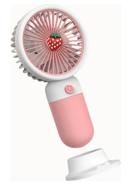 Sevimli Tasarımlı Telefon Tutuculu El Fanı