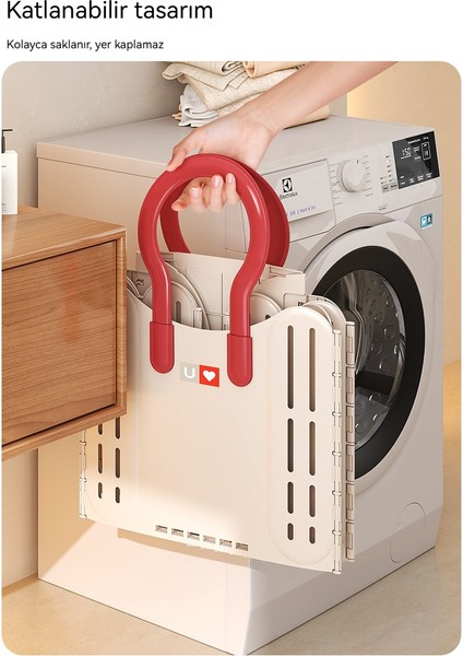 Taşınabilir Büyük Kapasiteli Katlanır Çamaşır Sepeti (Yurt Dışından) fiyatları
