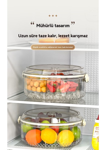 Saplı Beş Bölmeli Taze Meyve Sızdırmazlık Tepsi (Yurt Dışından) fırsatları