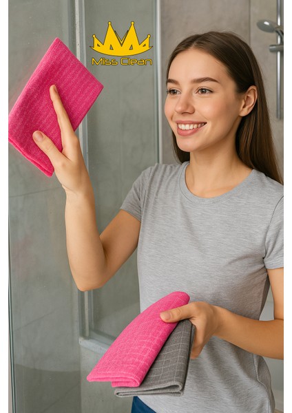 7’li Mikrofiber Temizlik Bezi Seti – Miss Clean Kalitesiyle Camdan Ankastreye Her Yüzey Için indirimleri
