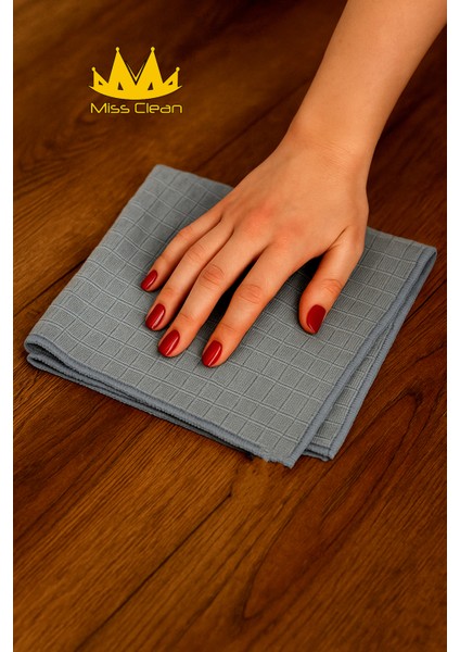 7’li Mikrofiber Temizlik Bezi Seti – Miss Clean Kalitesiyle Camdan Ankastreye Her Yüzey Için