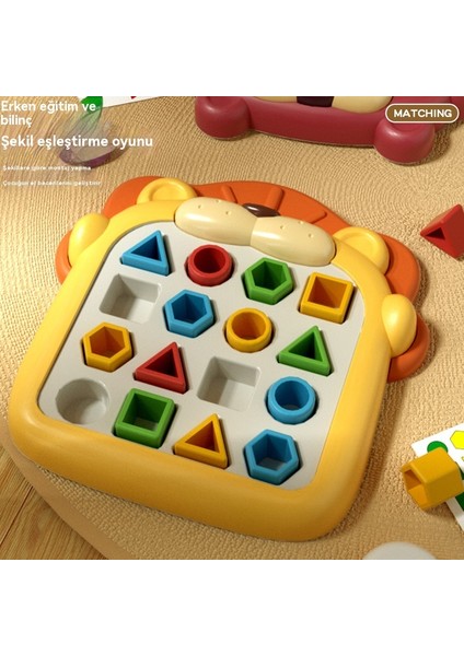 Yeni Çocuk Erken Eğitim Bulmaca Ayı Geometrik Şekil Eşleştirme Montessori Eğitim Yapı Taşları Ebeveyn-Çocuk Etkileşimli Savaş Duyusal Entegrasyon Masa Oyunu (Yurt Dışından) fırsatları