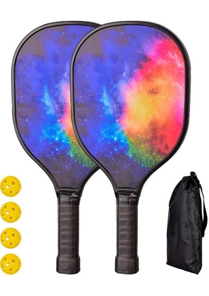 4 Pickleball (Ve Taşıma Çantası) ile Pickleball Raket Seti (Yurt Dışından)