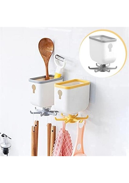 Pratik Mutfak Askılığı Organizatör ve Mutfak Düzenleyici Çok Amaçlı Askı (4989)