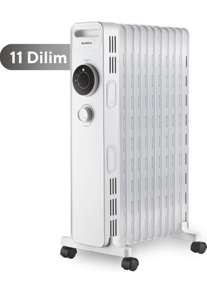 11 Dilim Beyaz Radyatör 2300W Sessiz Çalışma ve Kolay Taşınabilirlik Özellikli modelleri