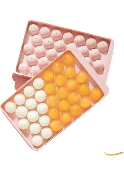 Yaz Buz Tepsisi Buz Kutusu Ev Yapımı Gıda Takviyesi Buz Hokeyi Eseri Ev Yapımı Küçük Hızlı Dondurucu Buzdolabı Dondurulmuş Buz Küpü Kalıbı (Yurt Dışından)