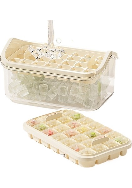 Ev Yapımı Buz Küpü Kalıbı, Tek Dokunuşla Buz Tepsisi, Kolay Çıkarılabilen Buz Tepsisi, Ev Yapımı Buz Tepsisi Kalıbı, Kapaklı Buz Saklama Kutusu (Yurt Dışından) modelleri