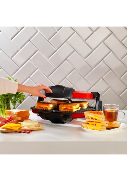 Kırmızı Lal Tost Makinesi, Pratik ve Şık Tasarım fiyatları