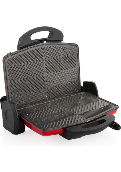 Kırmızı Lal Tost Makinesi, Pratik ve Şık Tasarım