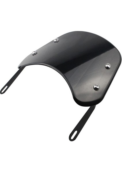 Ön 5-7 Inç Motosiklet Far Ön Cam Önlük Parçaları Aksesuarlar Siyah