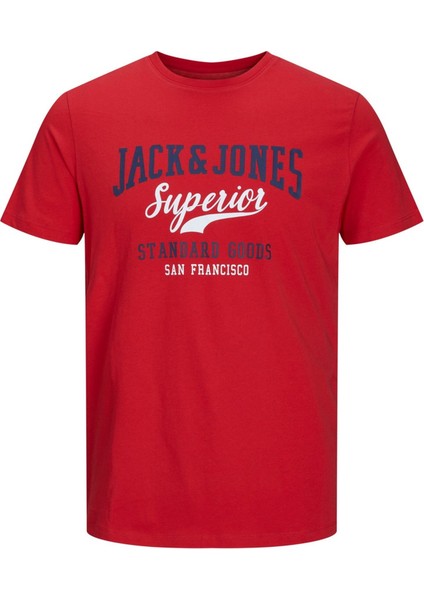 Logo Tee Ss O-Neck 2 Col Erkek Kırmızı Tshirt 12210819-17 fiyatları