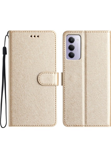 Redmi 15 5g / 4g Eu 171MM Için Ipek Dokulu Pu Kılıf (Yurt Dışından)